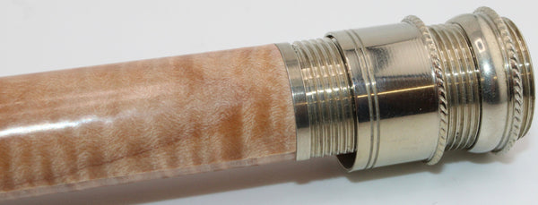 Nickel Silver up-locking reel seat (NSUS)