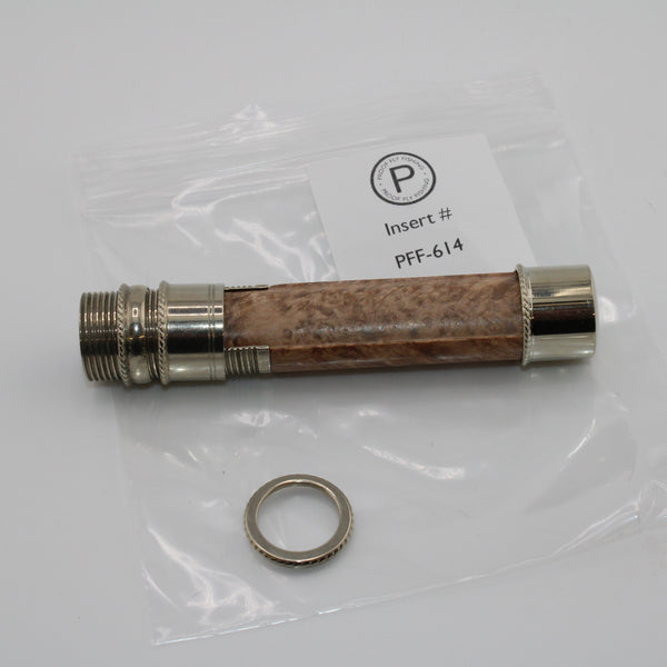 REC Nickel Silver light down-locking reel seat (NSDSL).  PFF-614
