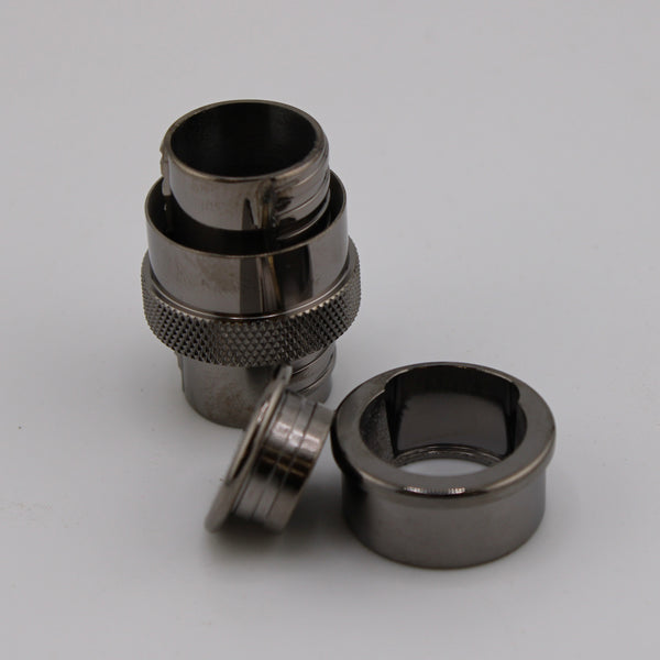 Payne II nickel plated up-locking reel seat (Assorted Inserts)