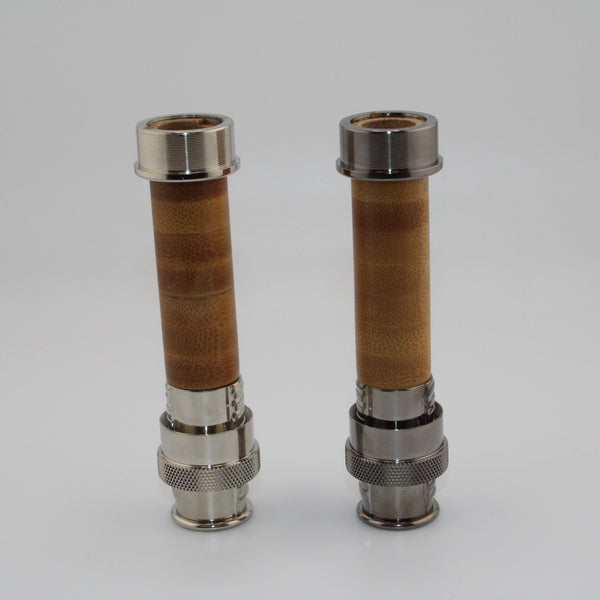 Payne II nickel plated up-locking reel seat (Assorted Inserts)