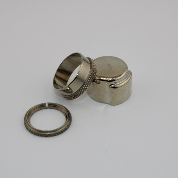 Nickel Silver Garrison reel seat. PFF-537