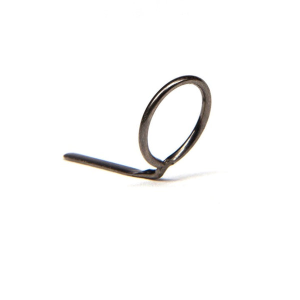 Single foot  Snake Brand Guides (round blanks). Black nickel and E-coating (chrome)