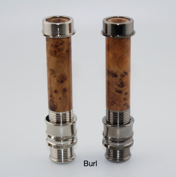 Atlas II 3-6 nickel-plated down-locking reel seat with fighting butt (assorted inserts)