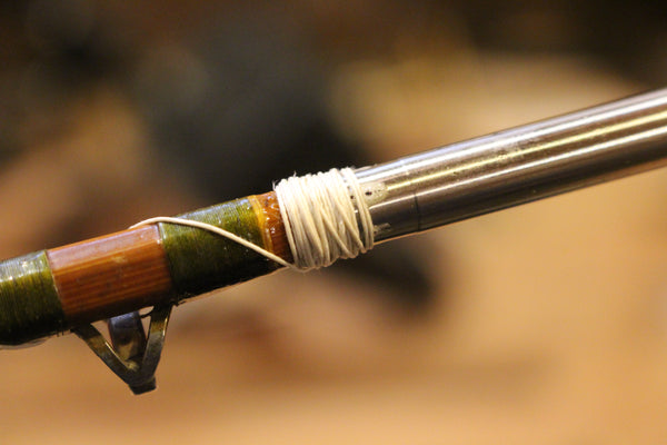 Glazed cotton thread