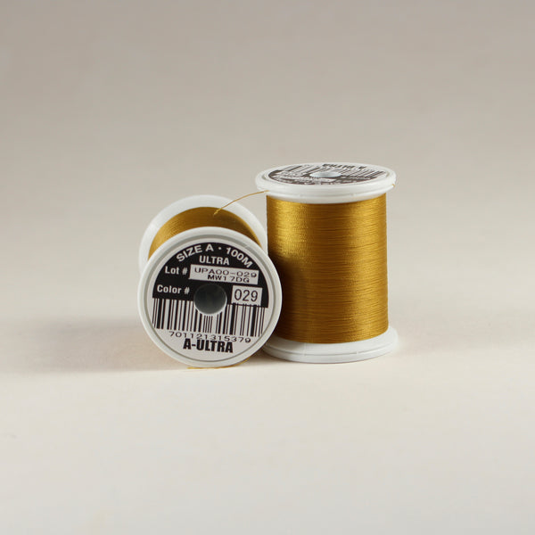 Fuji Ultra Poly rod wrapping thread in Desert Tan #029 (Size A 100m spool)