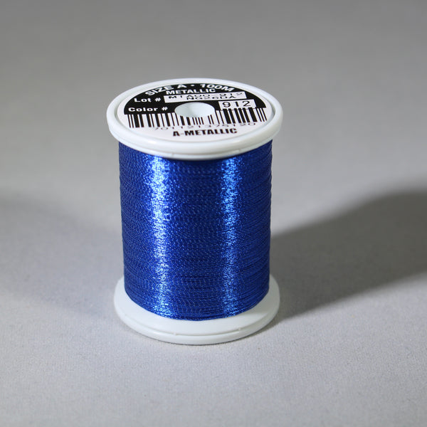 Fuji Royal Blue metallic thread (# 912 Size A 100m spool)