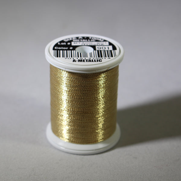 Fuji Gold 901 metallic thread (Size A 100m spool)