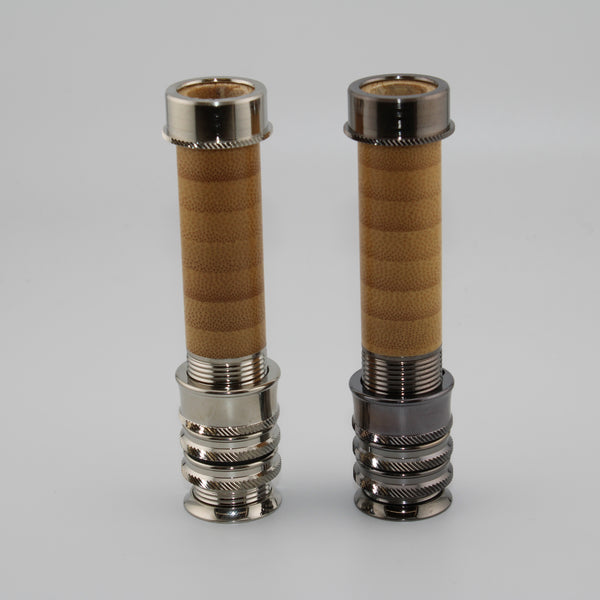 Atlas II Spey .740"  nickel plated up/down-locking reel seat (assorted inserts)
