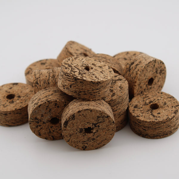 Black Cloud burl rings  1/2" by  CORKRINGS UNIPESSOAL