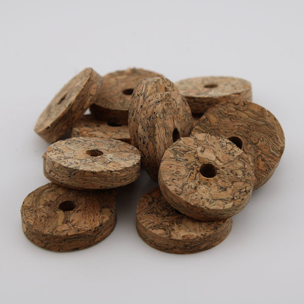 brown burl rings  1/4" by  CORKRINGS UNIPESSOAL