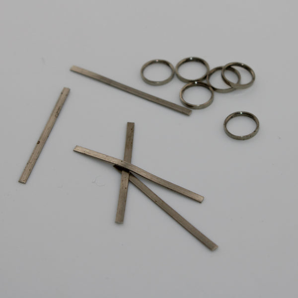 Proof Strap & Ring hook keeper 18% Nickel Silver