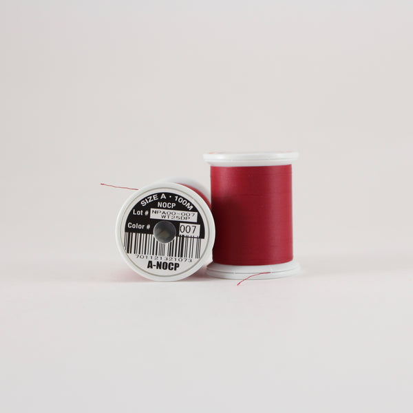 Fuji Ultra Poly NOCP rod wrapping thread in Garnet #007 (Size A 100m spool)