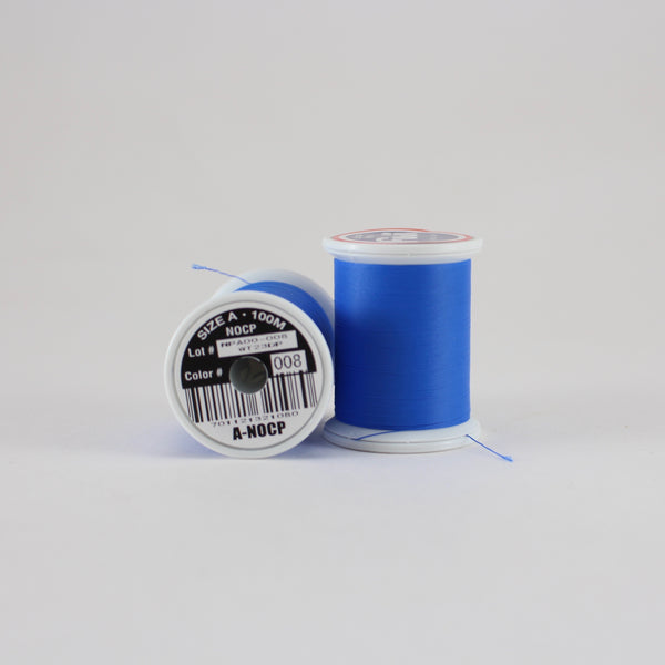 Fuji Ultra Poly NOCP rod wrapping thread in Dark Blue #008 (Size A 100m spool)