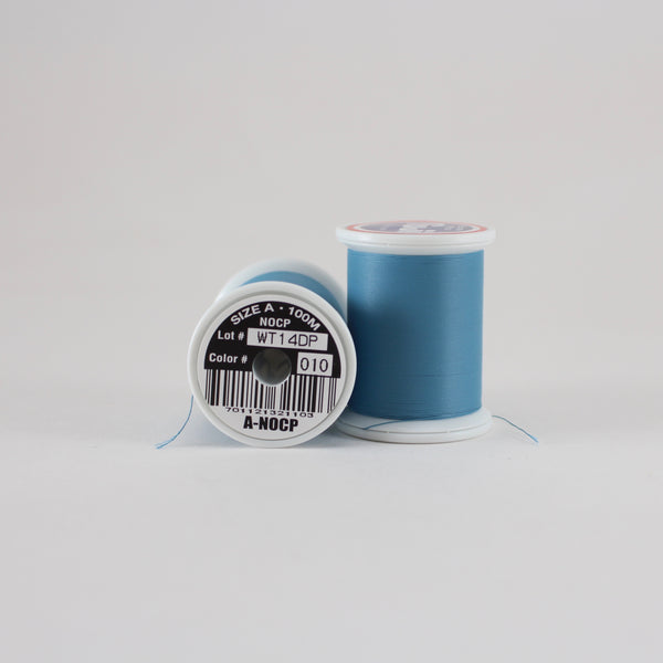 Fuji Ultra Poly NOCP rod wrapping thread in Blue Dun #010 (Size A 100m spool)